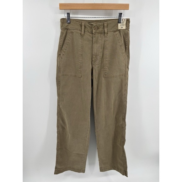 NWT AMO Easy Army Slouch Trouser Pant Sz 25 (meas 28) Thyme MSRP $302 - Picture 7 of 16